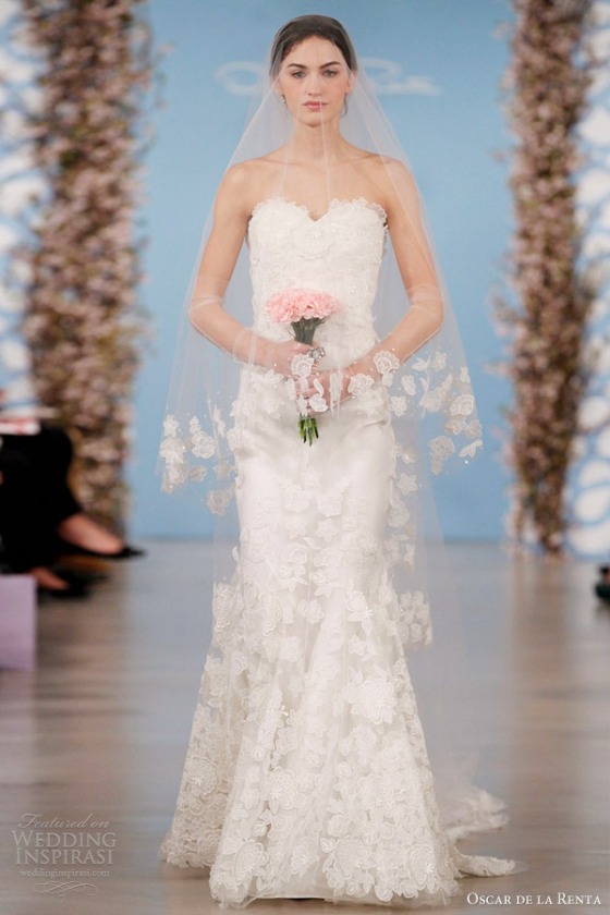 oscar-de-la-renta-wedding-dresses-2014-flower-embroidered-silk-organza-sweetheart-trumpet-gown
